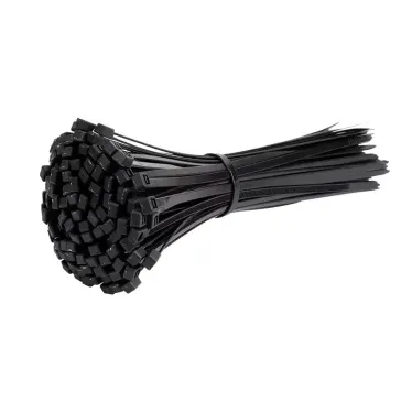 Стяжка кабельная (Хомут) 3,6x100-100BL PA6.6 черная (100 шт/уп) Jazzway