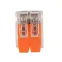 Клеммы монтажные многоразовые PTC-2P 221-412 450V 32A 0,14-4.0mm2, 2 отверстия прозрачные / 50шт.