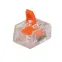 Клеммы монтажные многоразовые PTC-2P 221-412 450V 32A 0,14-4.0mm2, 2 отверстия прозрачные / 50шт.