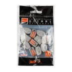 Клеммы монтажные многоразовые PTC-2P 222-412 450V 32A 0,08-2,5(4.0)mm2 , 2 отверстия, серые 10 шт.