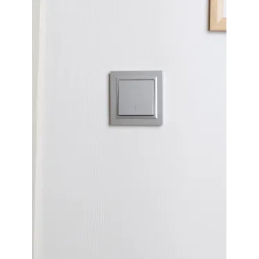 BRITE Рамка 1 пост IP44 РУ-1-БрА-44 алюминий