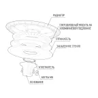 Светильник садово-парковый ДТУ-60Вт 3000К 6000Лм серый IP65 (2г.гар) Jazzway