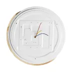 Светильник светодиодный потолочный SCANDIC ДБО-36W 4000К 2280Лм серый обрамление из натурального дерева IP20 Jazzway