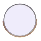 Светильник светодиодный потолочный SCANDIC ДБО-36W 4000К 2280Лм серый обрамление из натурального дерева IP20 Jazzway