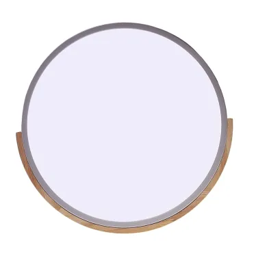 Светильник светодиодный потолочный SCANDIC ДБО-36W 4000К 2280Лм серый обрамление из натурального дерева IP20 Jazzway