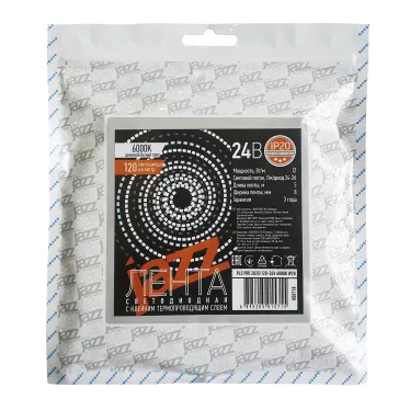 Лента светодиодная PLS PRO 2835/120-24V - 6000K IP20 5m Jazzway