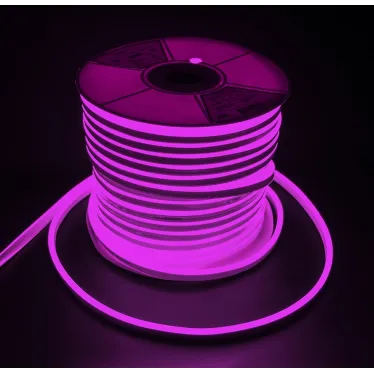 Лента светодиодная ''Неон'' PFN-01 2835/120 220V 6w/m 8х16мм Purple IP65 1м фиолетовый