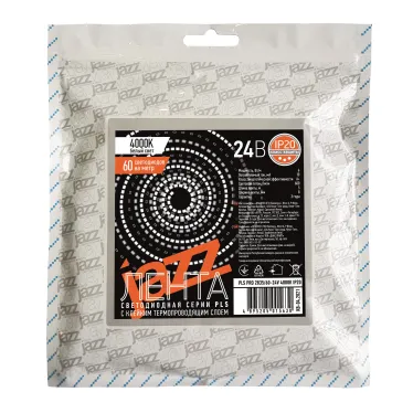 Лента светодиодная PLS PRO 2835/ 60-24V 4000K IP20 -5m Jazzway