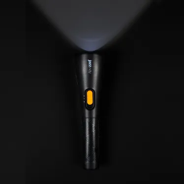 Ручной светодиодный фонарь черный Accu2-L1W-bk Li-Ion JAZZway