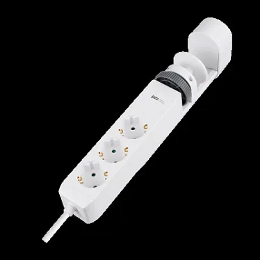 Удлинитель ETD-03U-150-wh (3 x 1,5) с заземлением и выключателем