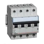Выключатель автоматический четырехполюсный TX3 6000 50А C 10кА | 403963 | Legrand