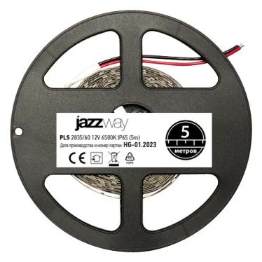 Лента светодиодная LEDx60/м 1м 6Вт/м 12В белый IP65 (5м)