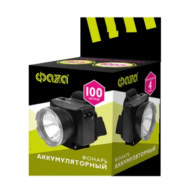 Фонарь AccuFH7-L1W-bk (черн.)