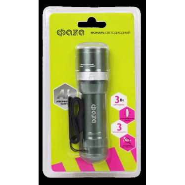 Фонарь рабочий A7-L3WZ-3AAA | 1023988 | ФАZА