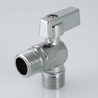 Кран шаровой угловой 1/2'x3/4' для подключения санитарных приборов
