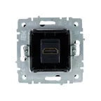 BRITE Розетка HDMI РHDMI-0-БрШ шампань
