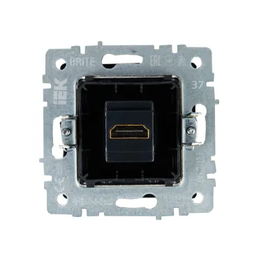 BRITE Розетка HDMI РHDMI-0-БрШ шампань