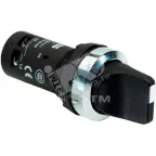 Переключатель кулачковый 2 позиции черный C2SS2-30B-11 с фиксацией 1HO+1H3