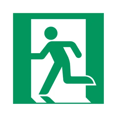 Пиктограмма EMGP-MARK-M-LEFT (Человек, движение влево) (ARL, Пластик)