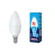 Лампа светодиодная LED-C37-9W/NW/E14/FR/NR Лампа светодиодная. Форма свеча, матовая. Серия Norma. Белый свет (4000K). Картон. ТМ Volpe
