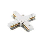 Соединитель для шинопровода X-образ. бел. DENKIRS TR1104-WH