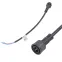 Провод, 25см, для подключения линейных прожекторов 24V серии L52, L53 к блоку питания. Разъем "папа" UCX-LD2/L52-0.25M/M7 DC24V BLACK