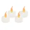 Фигура светодиодная Свеча-таблетка на батарейках CR2032 (в/к) в составе набора из 4 штук 1 светодиод Теплый белый свет ULD-F070 WARM WHITE TEACANDLE SET4 TM Uniel
