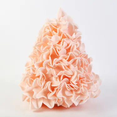 Светильник Ель пудровая ULW-R07 T/WHITE+GREEN/150C/A со сменными лампами (в/к) белая + зеленая E27 Плафон D150мм прозрачный Белое основание TM