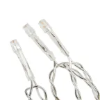                  Занавес светодиодный 3х2м 160 светодиодов Янтарный свет Провод прозрачный TM Uniel ULD-C3020-160/DTA AMBER IP20
               