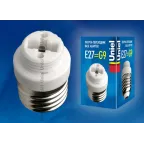 LH27-G9S Переходник с цоколя Е27 на G9 материал корпуса керамика | 06474 | Uniel