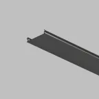                  Экран для трека SMART черн. 1 м DENKIRS TR2010-BK
               