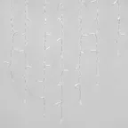                  Бахрома светодиодная со статическим свечением 3м Соединяемая 200 светодиодов Синий свет Провод белый ULD-B3010-200/SWK BLUE IP67
               