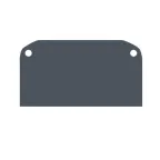                  Торцевая заглушка для профиля TR3050-AL арт TR3052-AL | TR3052-AL | DENKIRS
               