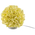 Светильник светодиодный со сменной лампой в комплекте E27 теплый белый свет 3000K Плафон D150мм прозрачный Белое основание TM ULW-R07 T/3000K/150C/A Гортензия Белый/Лимонад