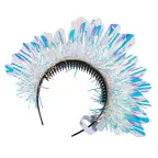                  Светильник декоративный Ободок на батарейках 3*LR44 в комплекте 10 светодиодов Белый свет Цвет корпуса радужный TM Uniel ULD-R513 3LR44 HEADBAND
               