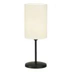                  Светильник настольный декоративный под лампу Е14 40W Механический выключатель Черный/Бежевый ТМ UML-B308 E14 BLACK/BEIGE
               