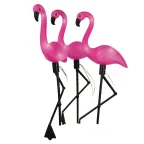                  Садовый светильник на солнечной батарее Фламинго в комплекте из 3 штук 6 светодиодов Белый свет 1 АA Ni-Mh аккумулятор в комплекте IP44 USL-S-833/PM530 FLAMINGO SET3
               