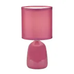                  Светильник настольный декоративный под лампу Е14 40W Механический выключатель Розовый ТМ UML-B305 E14 PINK
               