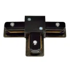 Соединитель для шинопровода осветительного Т-образный однофазный черный UBX-Q121 K31 BLACK 1 POLYBAG | UL-00001281 | Volpe