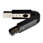 Соединитель для 2-х шинопроводов осветительных гибкий однофазный черный UBX-Q121 K24 BLACK 1 POLYBAG | UL-00001339 | Volpe