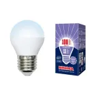 Лампа светодиодная LED-G45-11W/DW/E27/FR/NR Форма шар, матовая. Norma. Дневной (6500K).