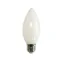 Лампа светодиодная. LED-C35-6W/3000K/E27/FR/SLF Форма свеча, матовая. Теплый (3000K).