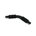 Соединитель для 2-х шинопроводов осветительных типа G, гибкий однофазный черный. UBX-Q122 G24 BLACK 1 POLYBAG | UL-00006052 | Volpe