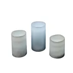                  Фигура светодиодная Свеча на батарейках 2АА (не в/к) в составе набора из 3 штук 1 светодиод RGB свет Пульт ДУ (в/к) ULD-F052 RGB RC CANDLE SET3
               