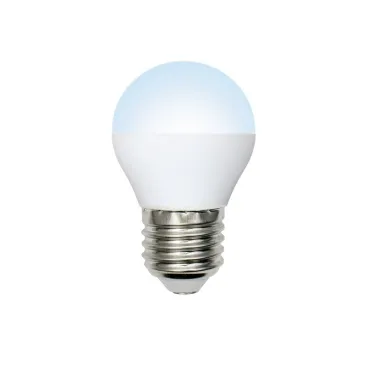Лампа светодиодная LED-G45-7W/NW/E27/FR/NRФорма шар, матовая. Norma. (4000K).