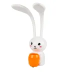                  Светильник настольный светодиодный Заяц с подставкой под канцелярские принадлежности 12 Вт Сенсорный выключатель Диммер Белый ULM-D160 12W/3000-6000K/DIM WHITE
               