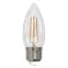 Лампа светодиодная Форма свеча прозрачная Белый свет 4000K LED-C35-5,5W/4000K/E27/CL/SLF