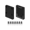 Заглушка IP-LINE-4050 BLACK глухая (ARL, Металл)