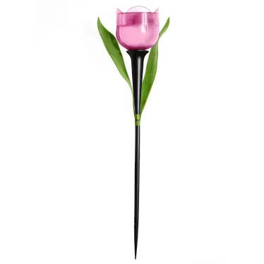 Светодиодный садовый светильник на солнечной батарее СОЛАР USL-C-451/PT305 PINK TULIP