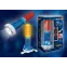 Фонарь-offroad Premium «Flashing ranger» P-AT031-BB Amber-Blue  пластм, XP-C Cree White LED, 4хАА в/к, янтарно-синий | 05143 | Uniel